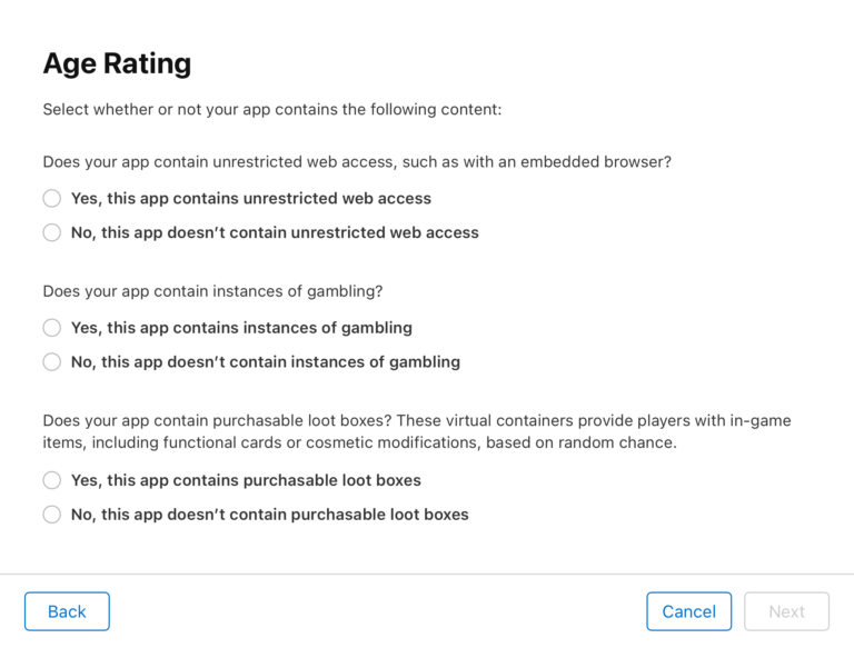 Apple New Age Rating Categories for Apps