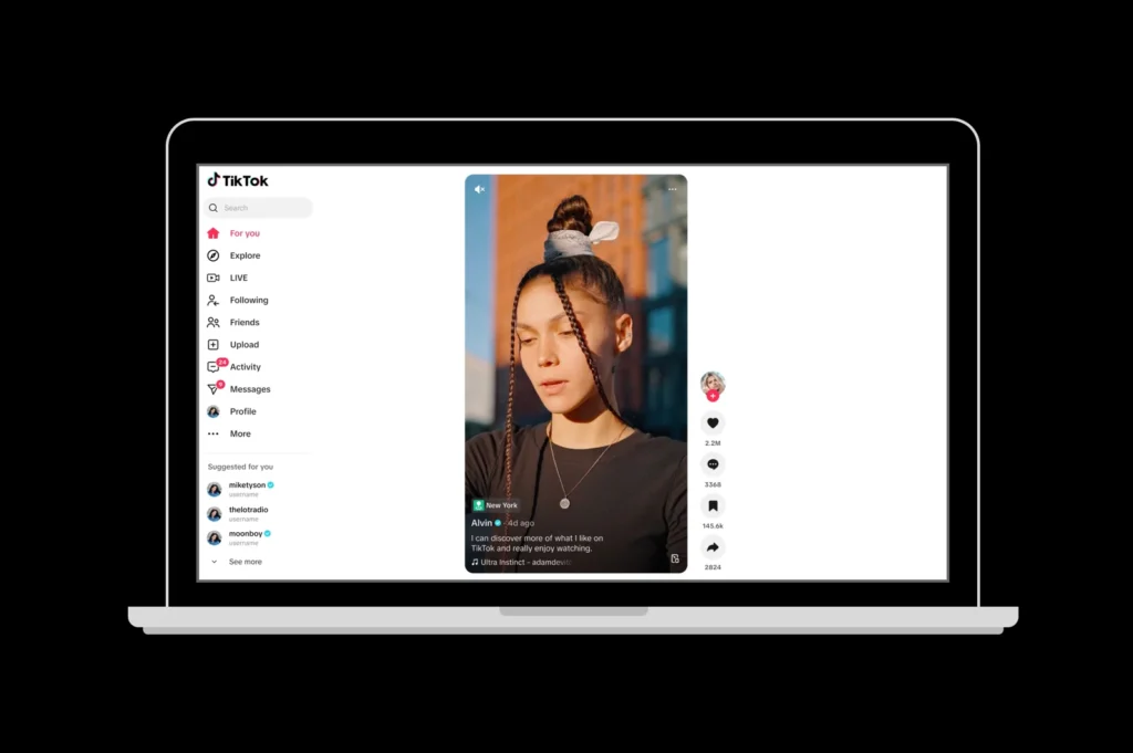 TikTok New Desktop App